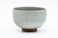 Japanese Matcha Bowl - Grey Mottled Karatsu-yaki Hantsutus-gata Chawan - 475ml