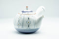 Japanese Kyusu - Chrysanthemum Striped Arita-yaki Debeso Teapot - 500ml