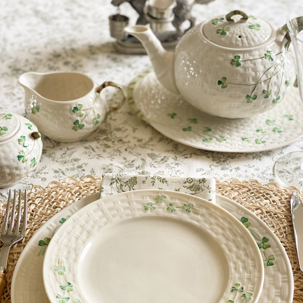 Belleek Classic Shamrock Cream Jug