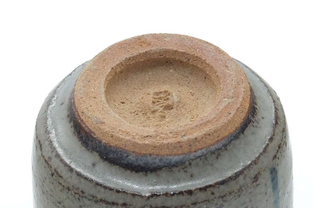 Japanese Teacups - Pair of Grey Glazed Meoto Yunomi - 120ml