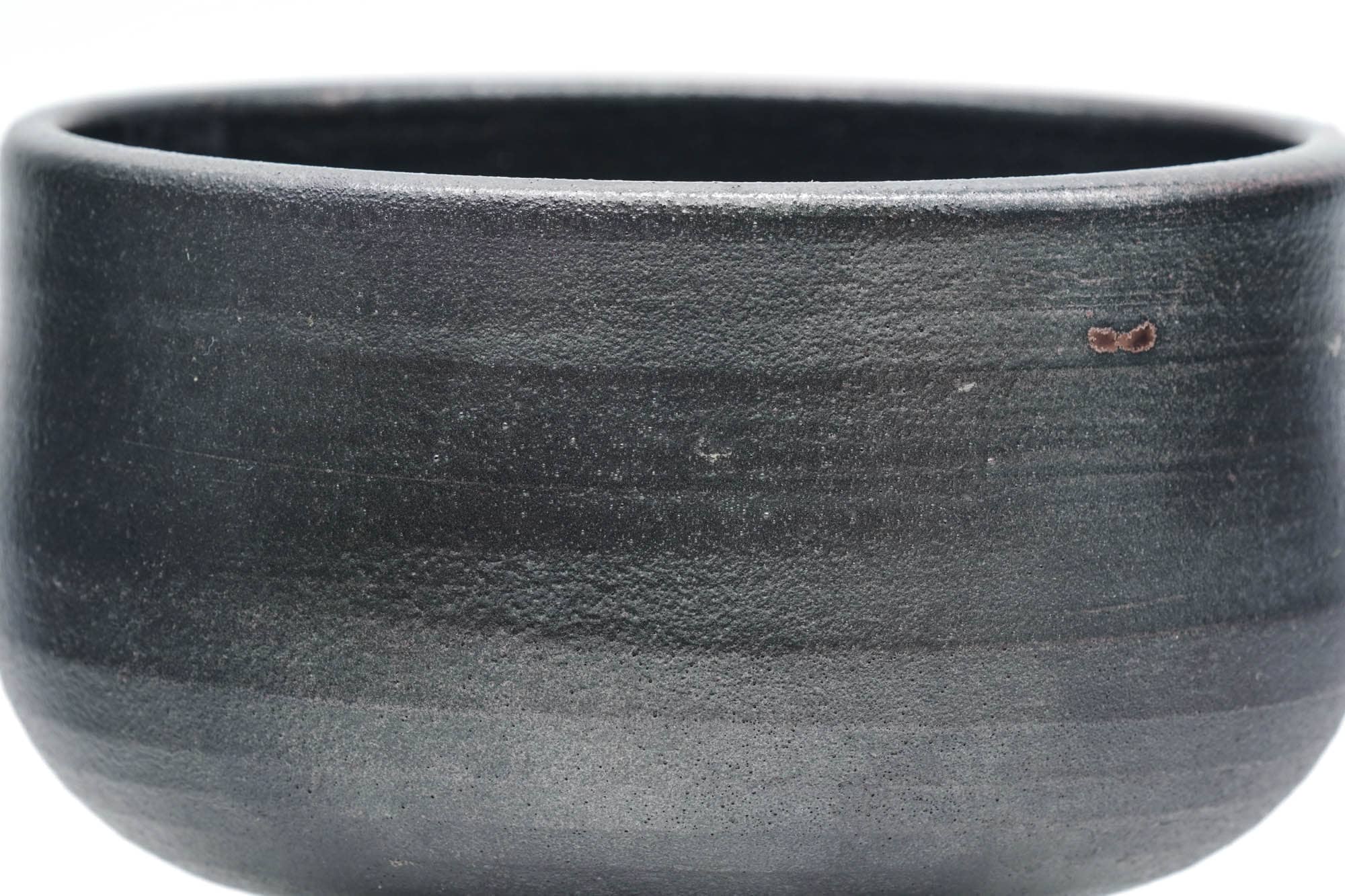 Japanese Matcha Bowl - Dark Grey Glazed Chawan - 250ml