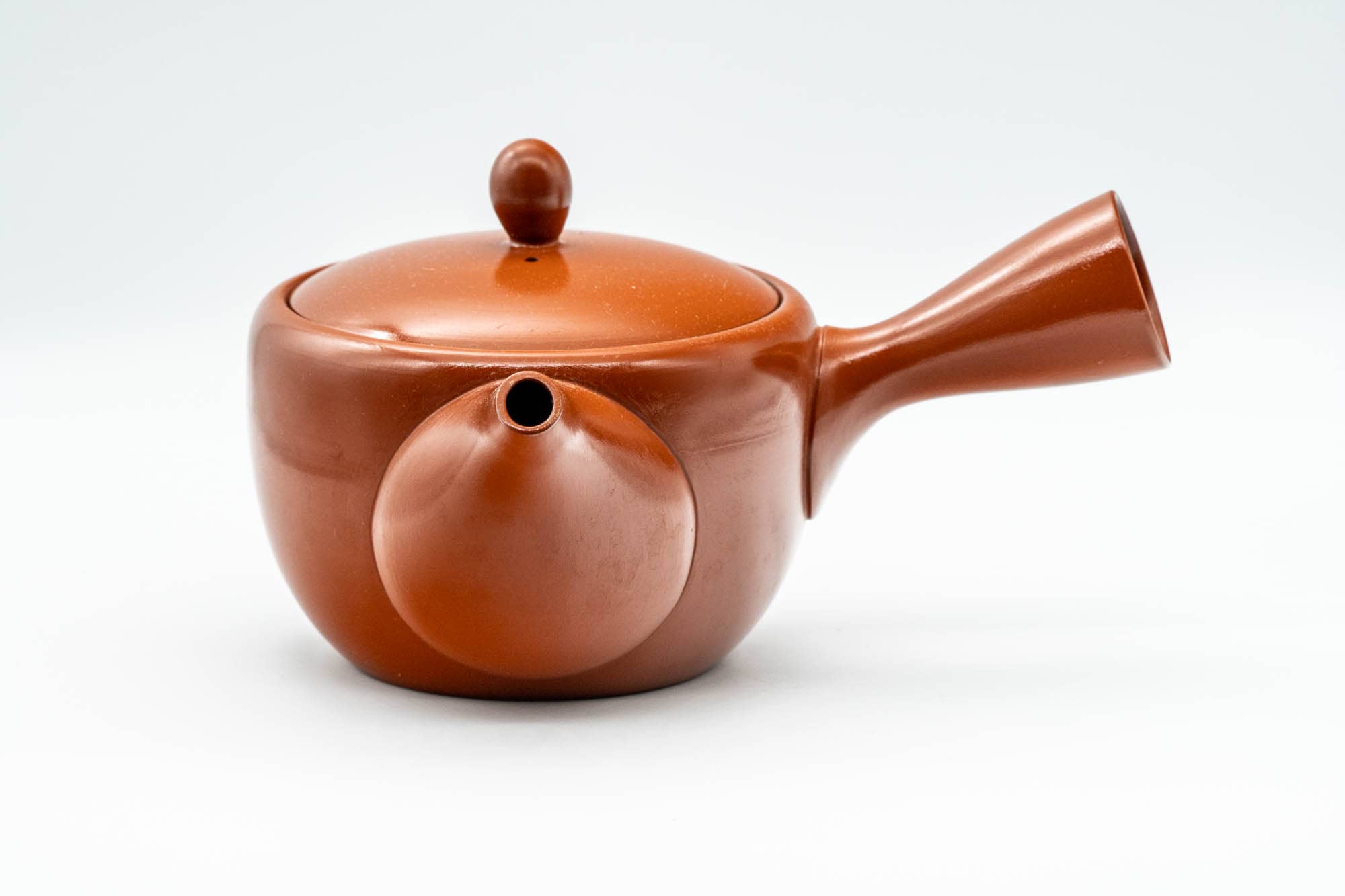 Japanese Kyusu - Floral Tokoname-yaki Mesh Teapot - 350ml