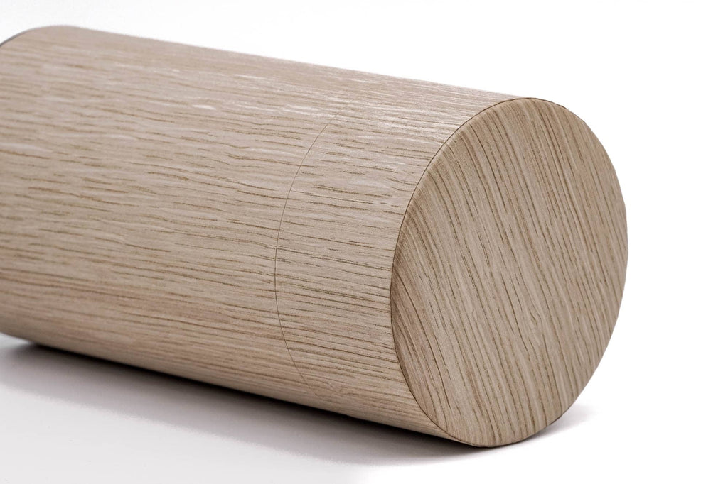 Oak Wood Veneer Tea Canister - 200g