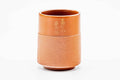 Japanese Teacup - Gold Kanji Textured Red Shudei Tokoname-yaki Yunomi - 230ml