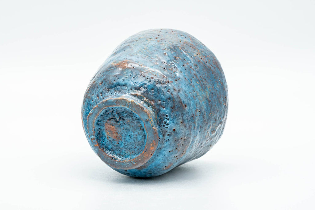 Japanese Teacup - Blue Shino Glazed Wabi-Sabi Yunomi - 150ml