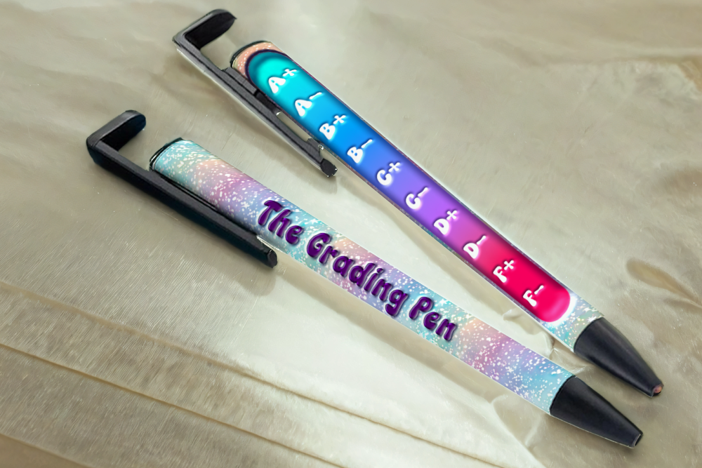 Assorted Ready to Press Sublimation - School Pen Wraps (9 Pack)