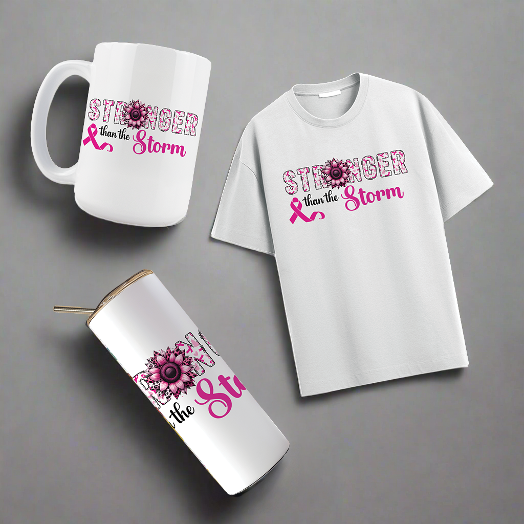 Multi Product Use - Digital Sublimation Designs - Breast Cancer Awareness