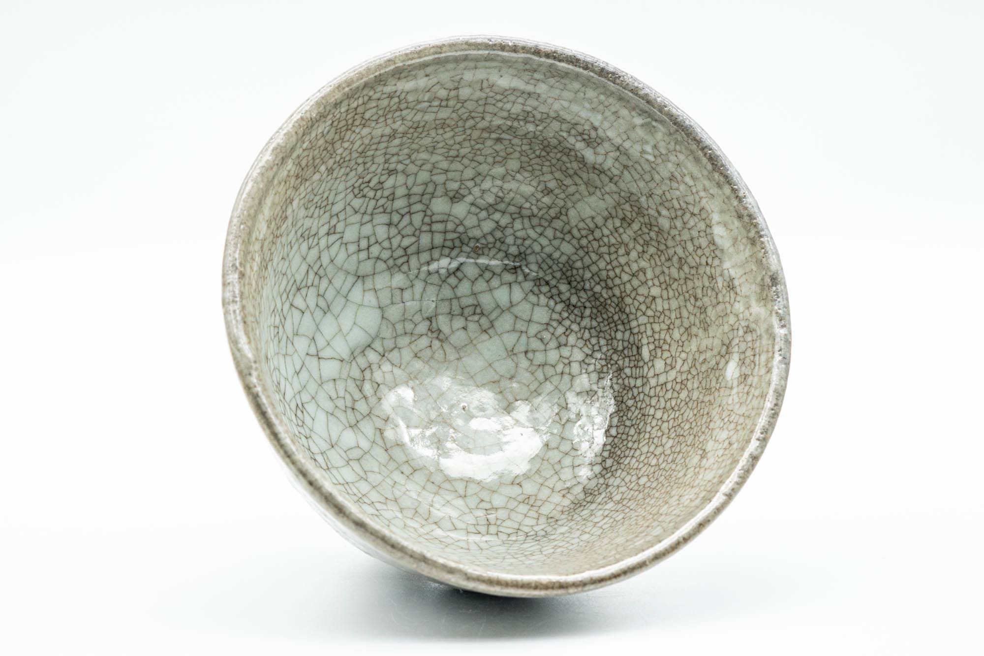 Japanese Matcha Bowl - Kannyuu Glazed Ido-gata Hagi-yaki Chawan - 350ml