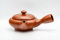 Japanese Kyusu - 柏扇 Hakusen Isomura - Large Kanji Engraved Tokoname-yaki Teapot - 500ml