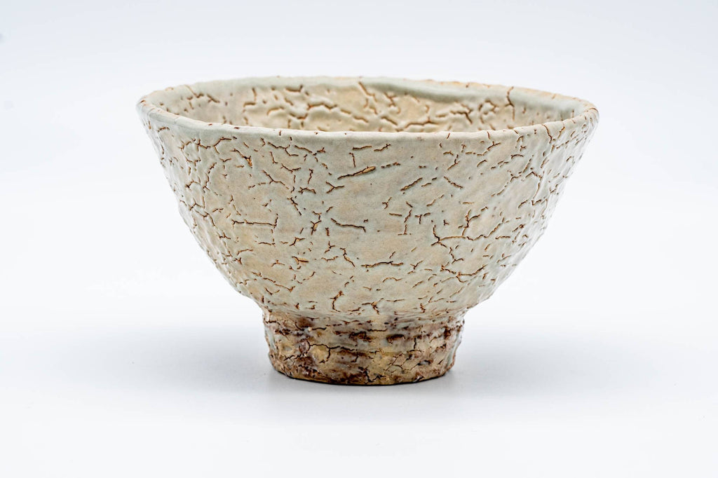 Japanese Matcha Bowl - 梅田陶楽 Umeda Touraku - Ido-Style Hagi-yaki Chawan - 300ml
