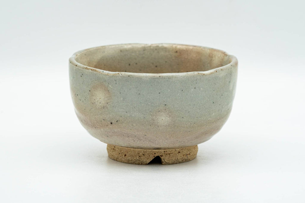 Japanese Teacup - Beige Peach Gohonte Glazed Hagi-yaki Yunomi - 120ml