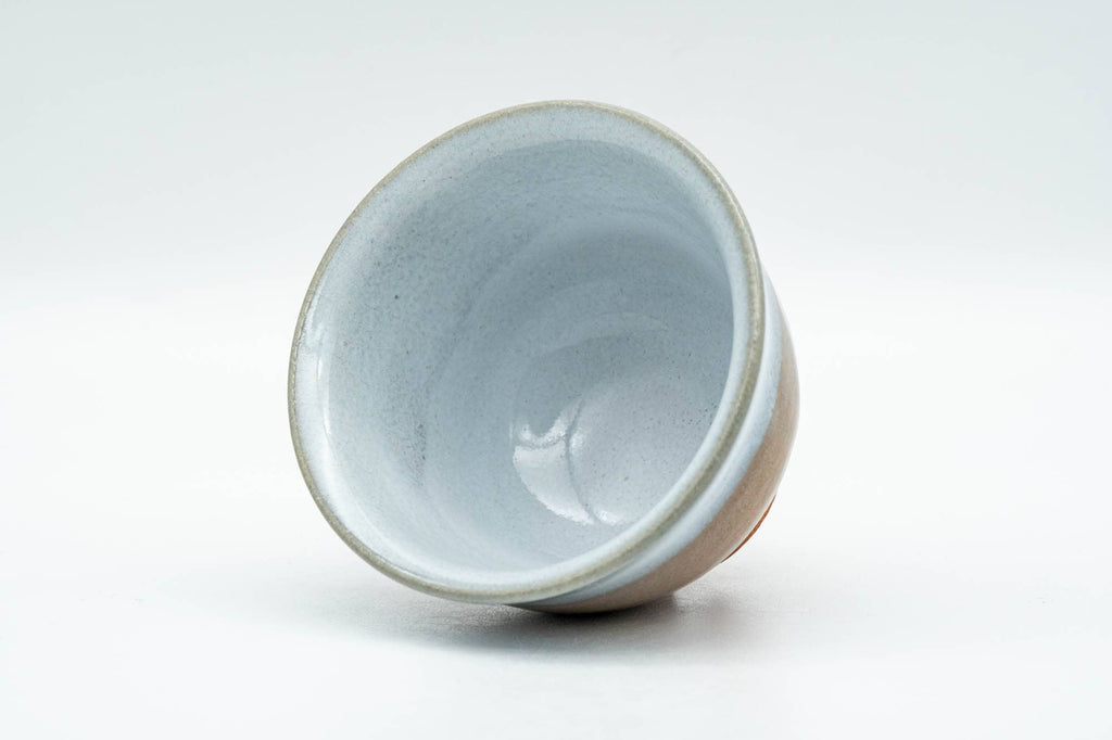 Japanese Teacup - Beige White Glazed Hagi-yaki Yunomi - 70ml