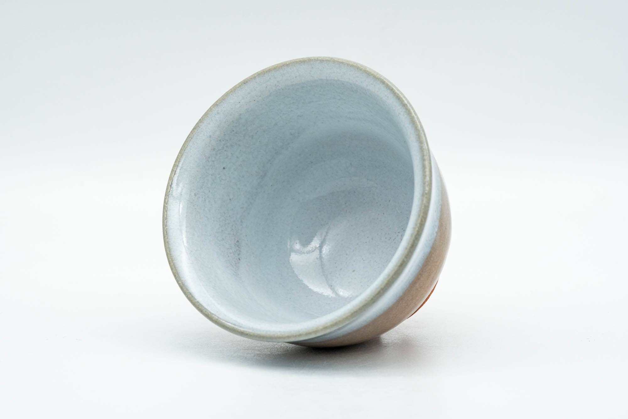 Japanese Teacup - Beige White Glazed Hagi-yaki Yunomi - 70ml