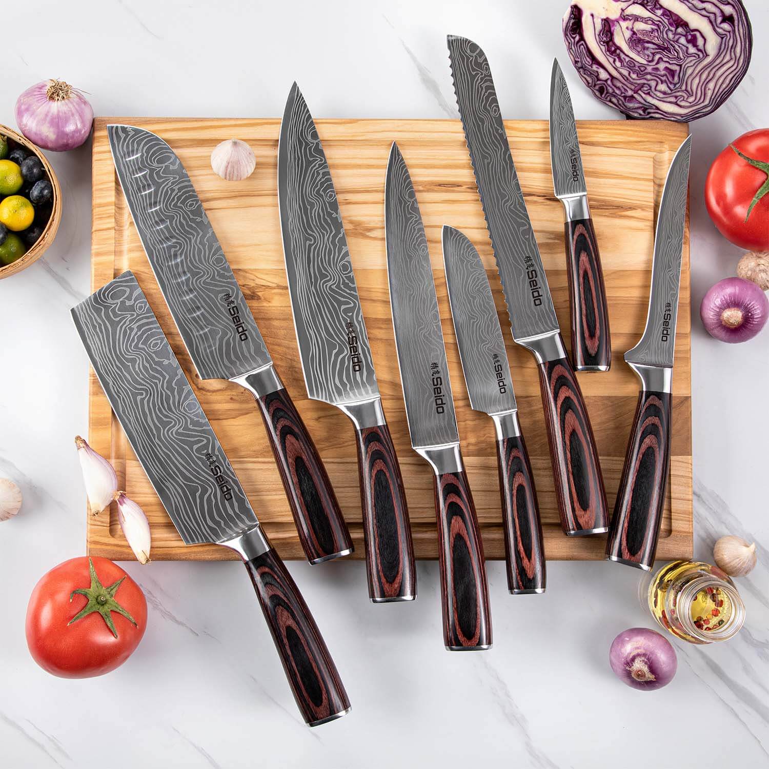 5-Piece Japanese Master Chef Knife Set