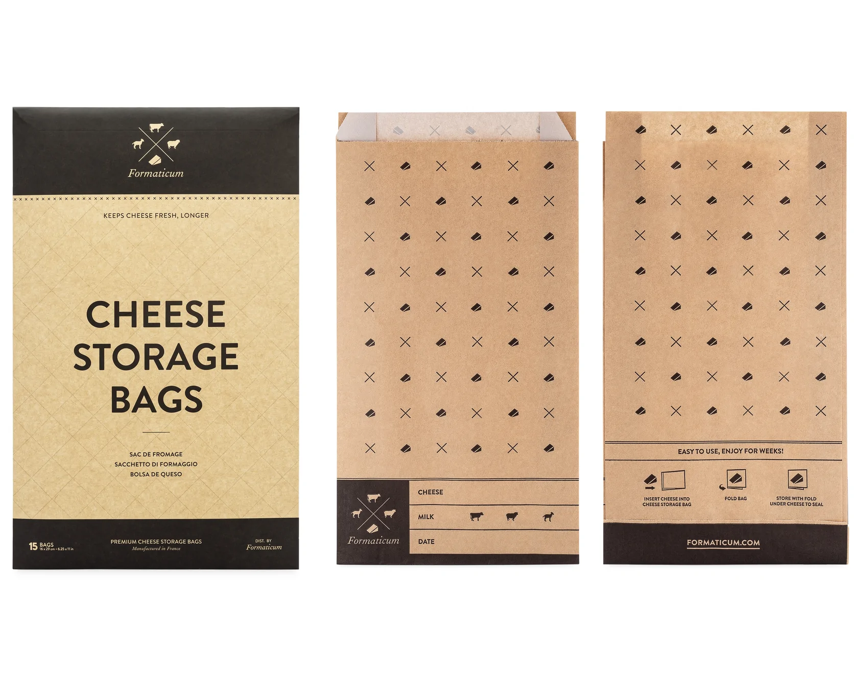 Cheese Storage Bags
