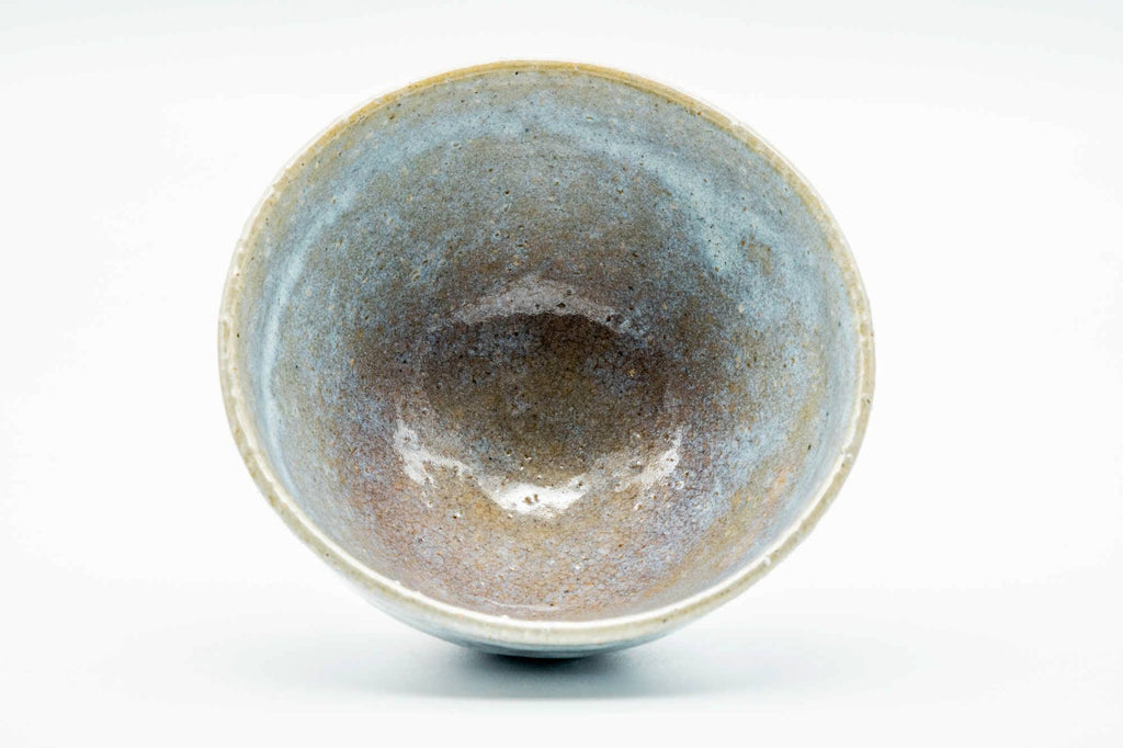 Japanese Matcha Bowl - Antique White Drip-Glazed Hagi-yaki Chawan - 300ml