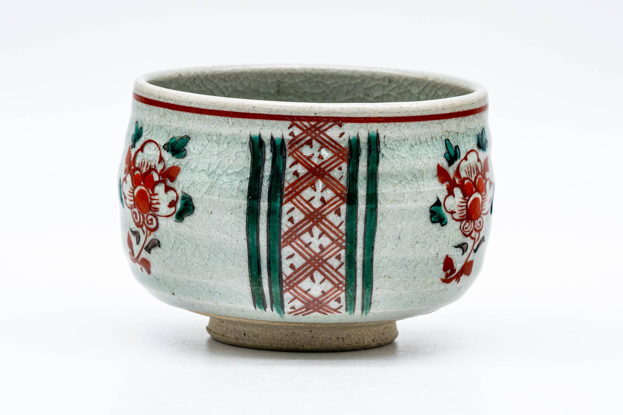 Japanese Matcha Bowl - 渋草柳三 Ryuzou Shibukusa - Small Nodate Shibukusa-yaki Chawan - 150ml