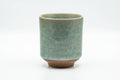 Japanese Teacup - Green Celadon Snowflake Glazed Yunomi - 180ml
