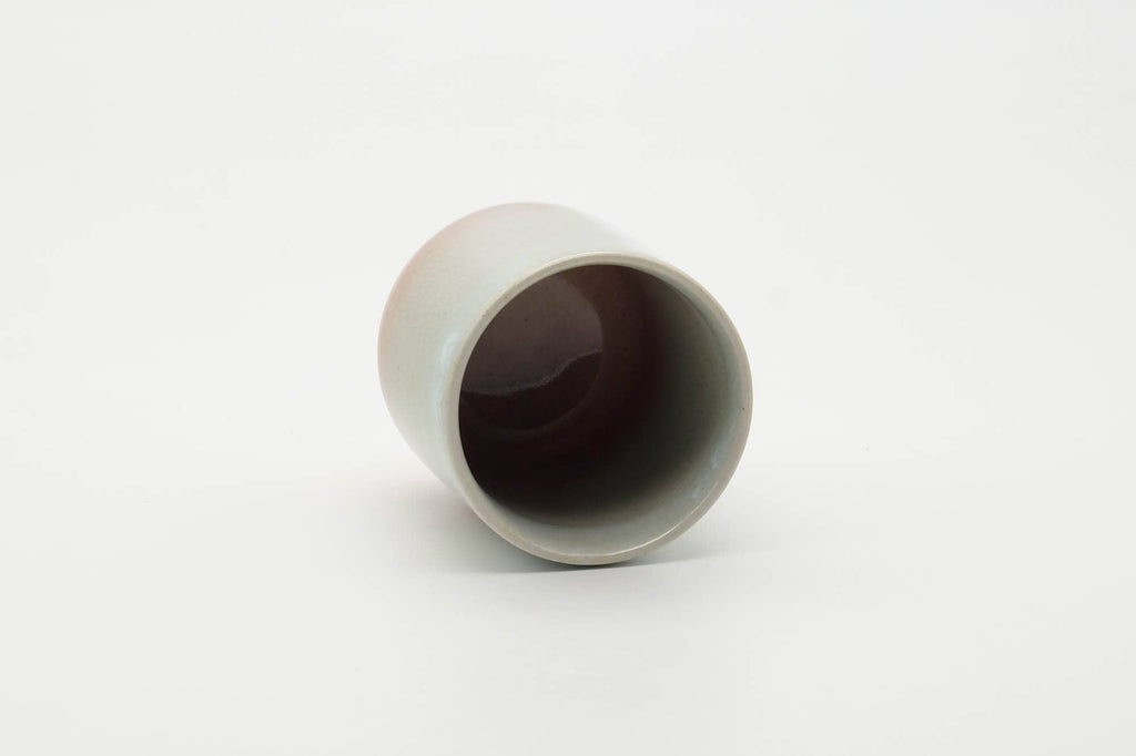 Japanese Teacup - Classic Beige Pink White Drip-Glazed Hagi-yaki Yunomi - 120ml
