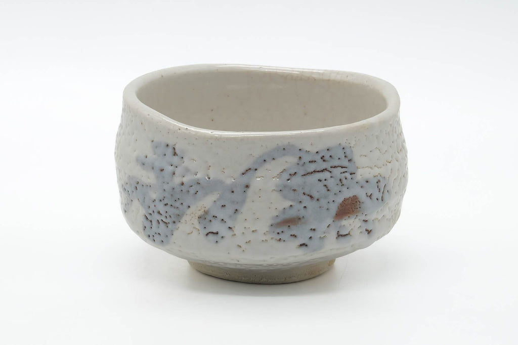 Japanese Matcha Bowl - White Shino Mino-yaki Chawan - 500ml