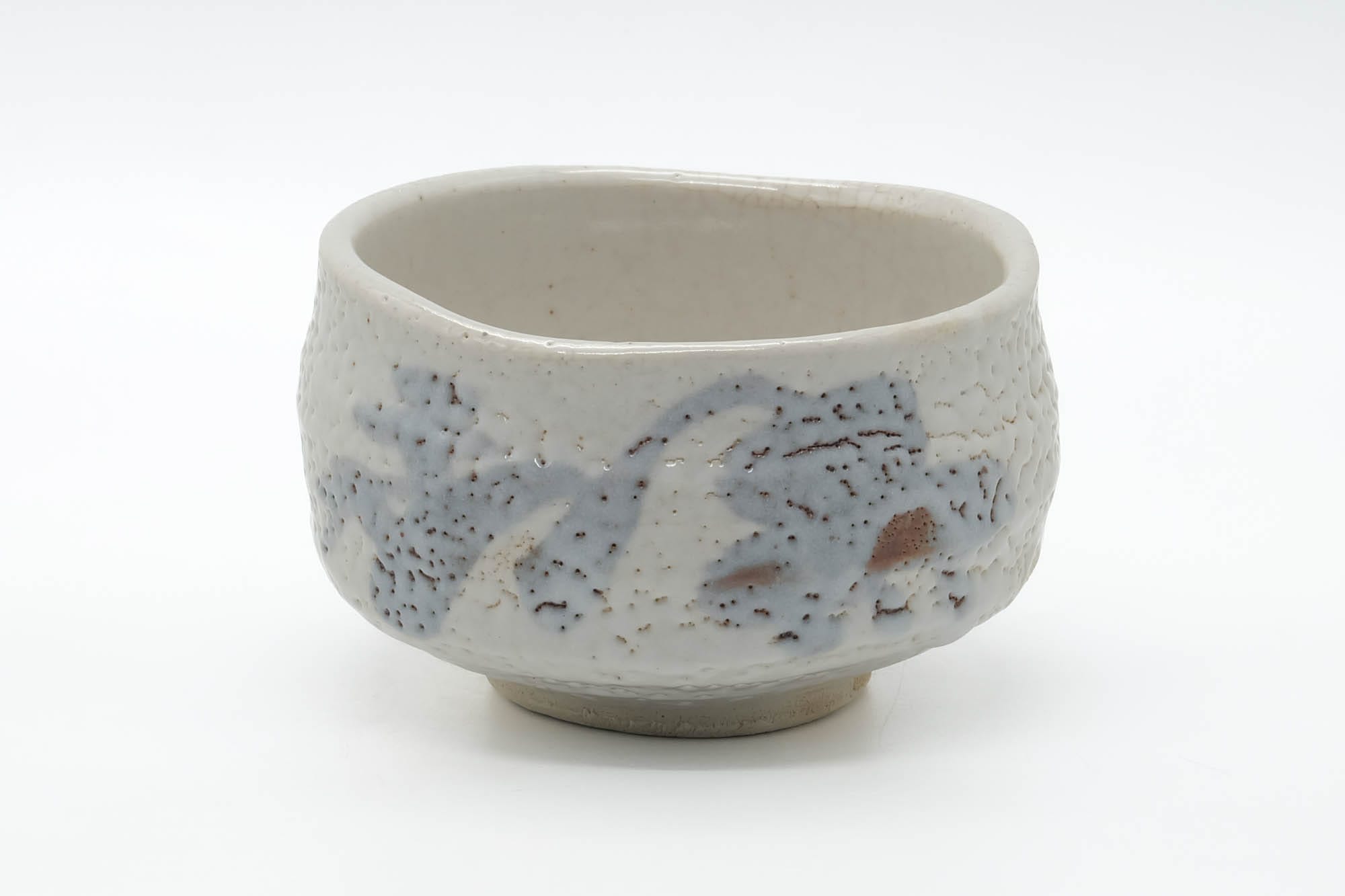 Japanese Matcha Bowl - White Shino Mino-yaki Chawan - 500ml