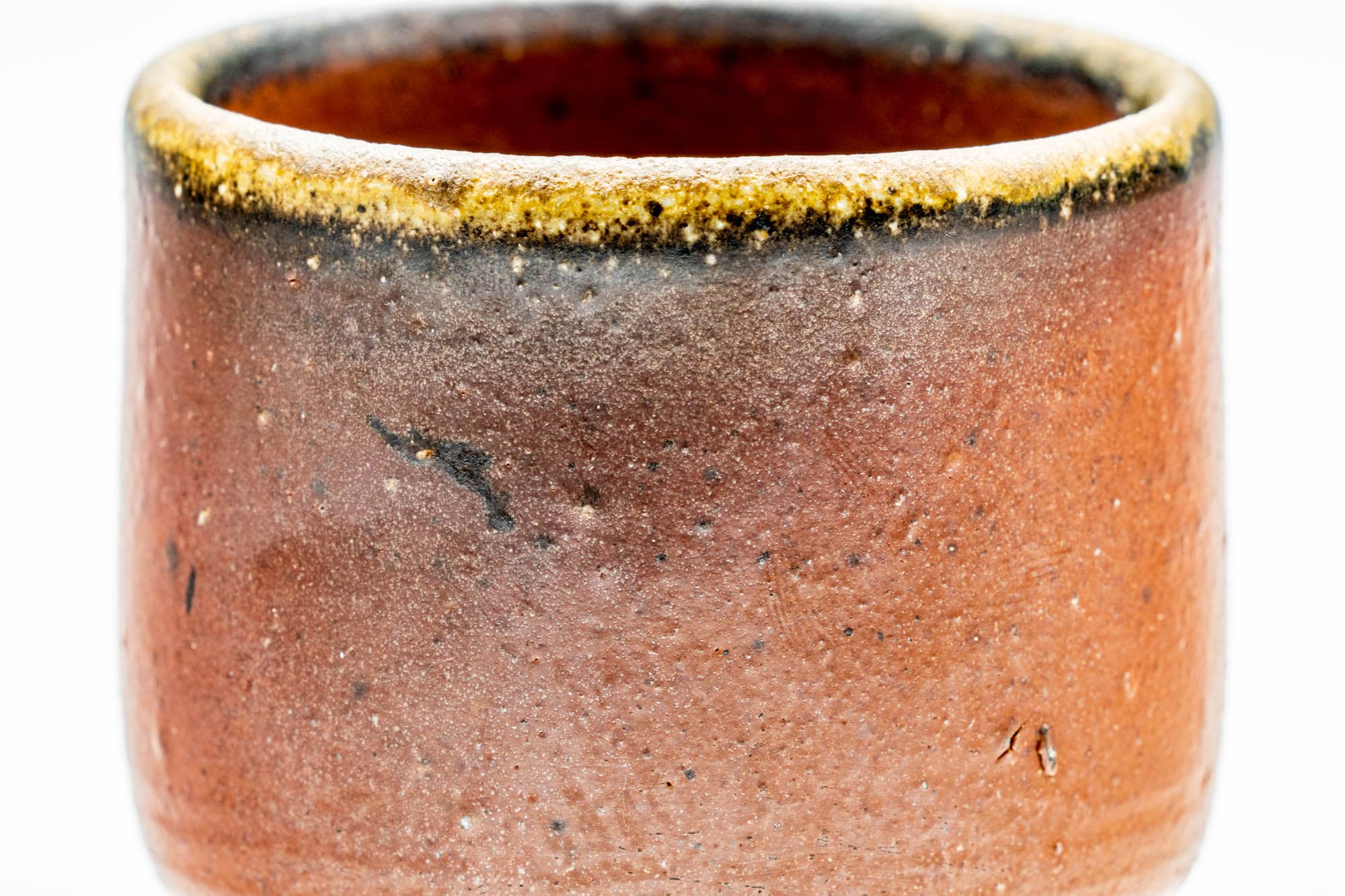 Japanese Teacup - Brown Earthy Bizen-yaki Yunomi - 85ml