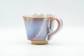 Japanese Teacup - Purple Glazed Hagi-yaki Ushirode Yunomi - 120ml