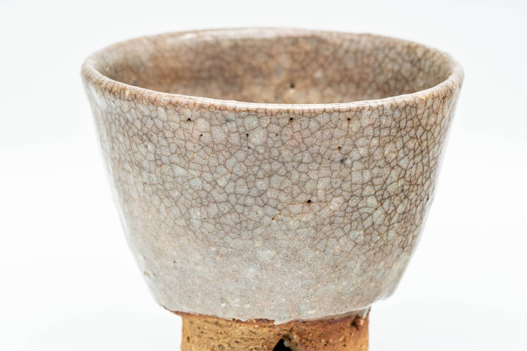 Japanese Teacup - Milky Grey Glazed Hagi-yaki Yunomi - 125ml