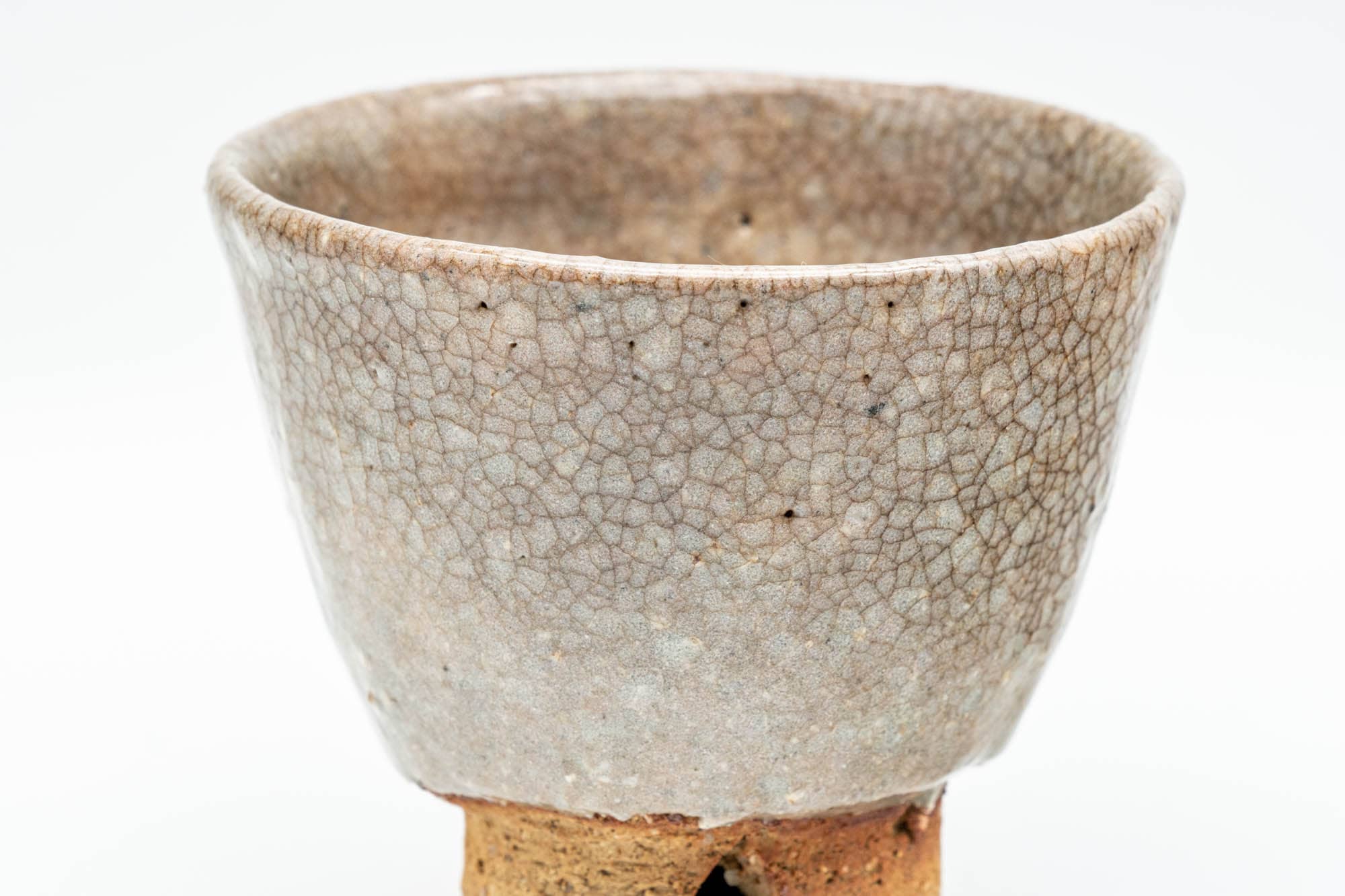 Japanese Teacup - Milky Grey Glazed Hagi-yaki Yunomi - 125ml