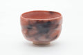 Japanese Matcha Bowl - Red Black Glazed Aka-raku Chawan - 500ml