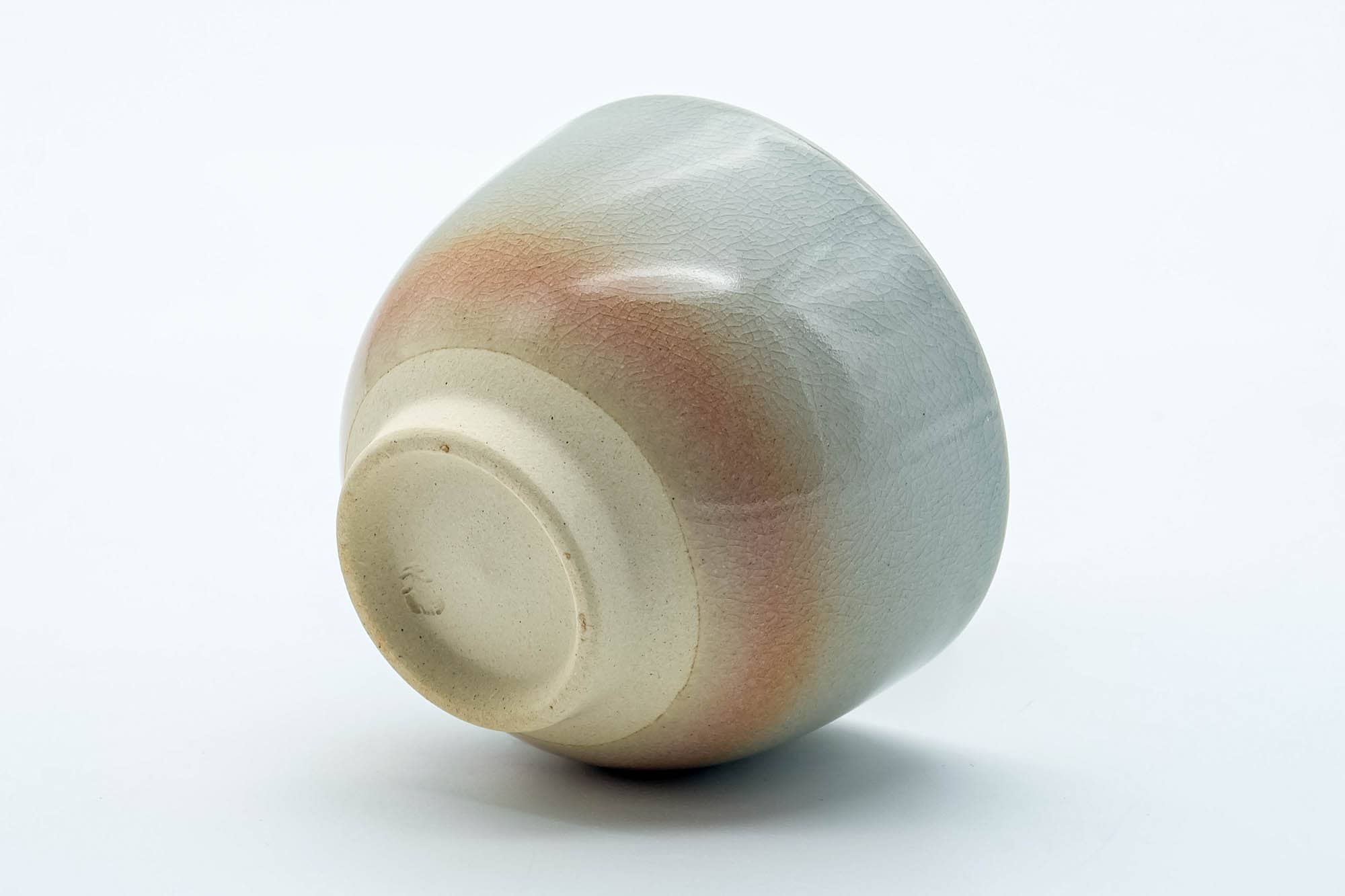 Japanese Teacup - 天鵬山 Tsubaki Kiln - Classic Beige Hagi-yaki Yunomi - 80ml