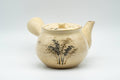 Japanese Kyusu - Bamboo Beige Glazed Debeso Teapot - 350ml