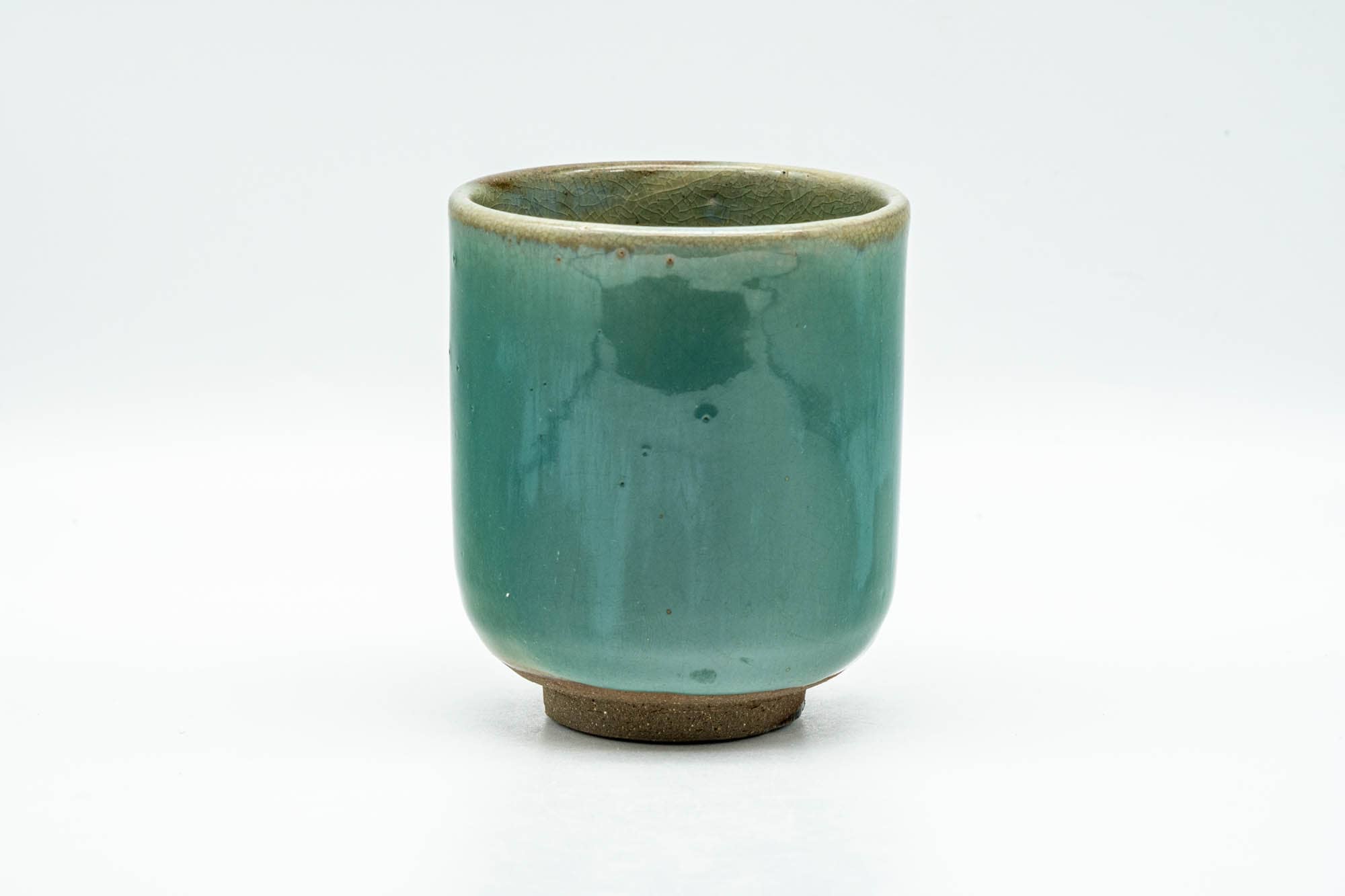 Japanese Teacup - Green Glazed Agano-yaki Yunomi - 160ml