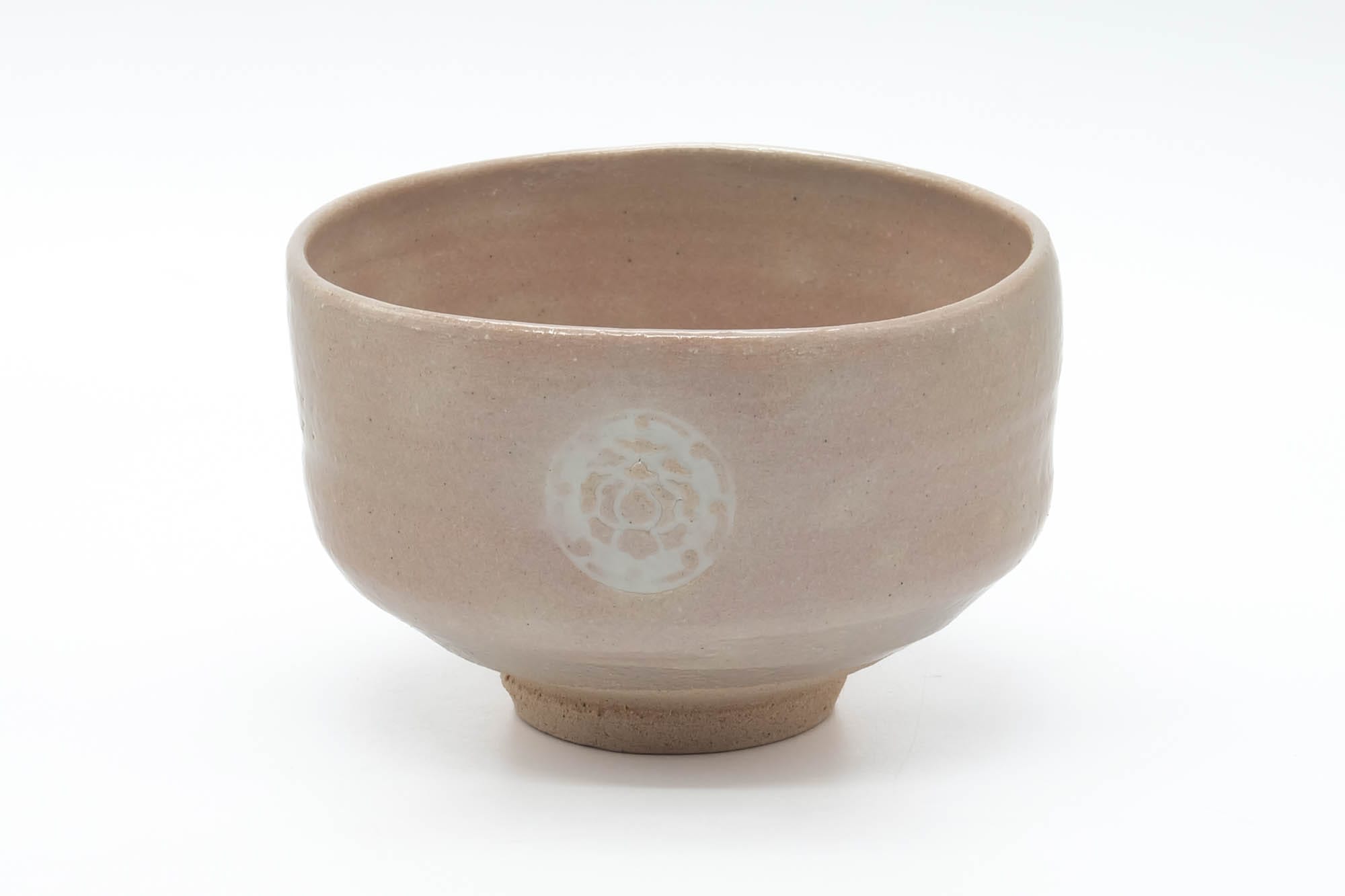 Japanese Matcha Bowl - Gohonte Kamon Hagi-yaki Chawan - 500ml