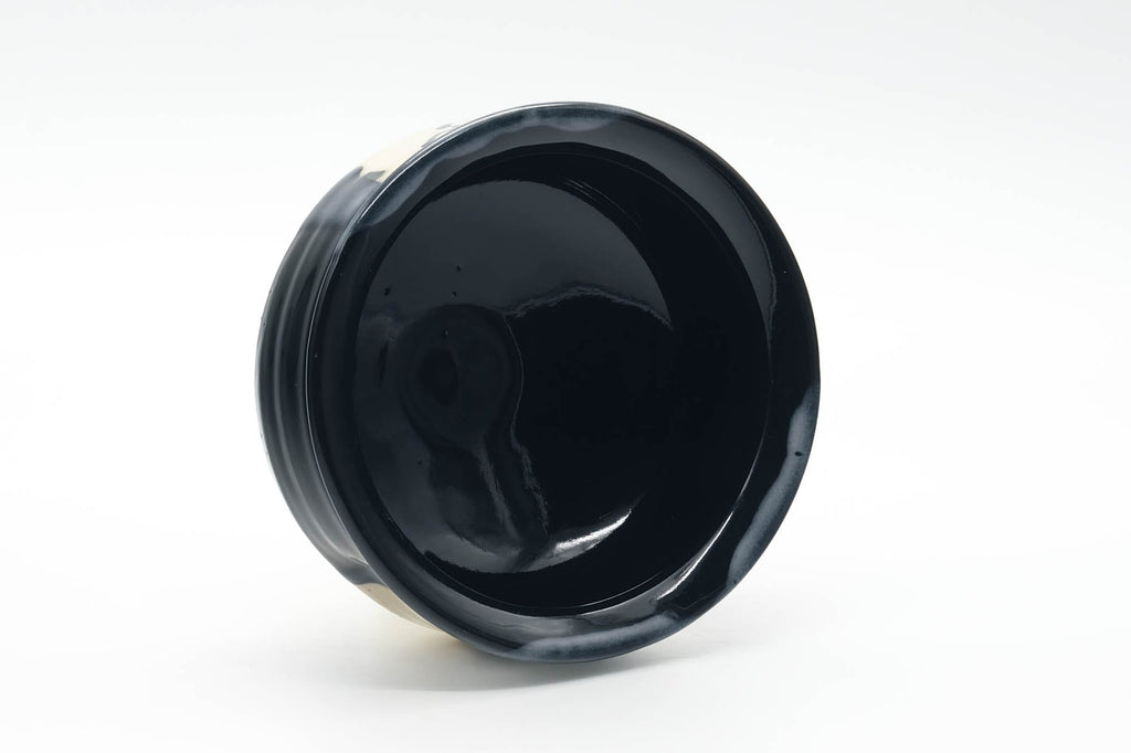 Japanese Kensui - Black Oribe-yaki Water Bowl - 530ml