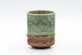 Japanese Teacup - Celadon Glazed Obori Soma-yaki Yunomi - 100ml