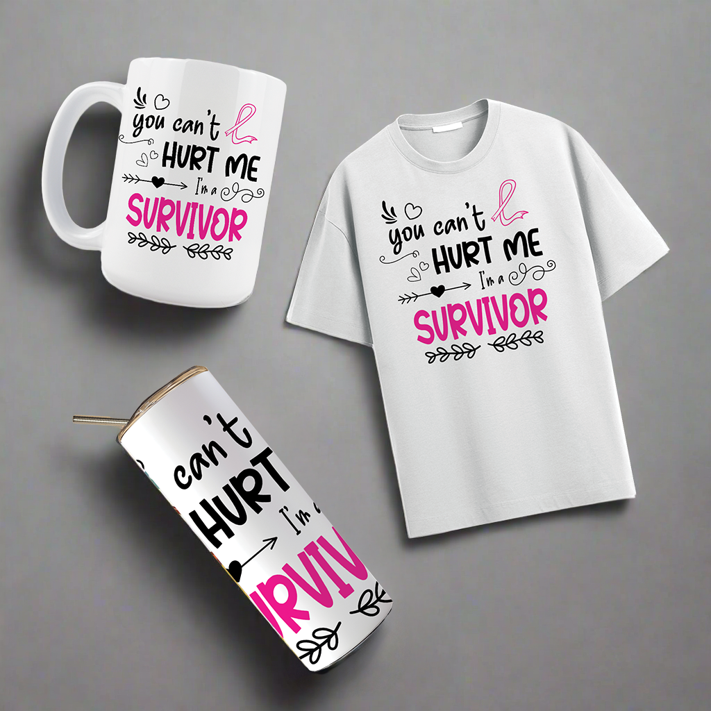 Multi Product Use - Digital Sublimation Designs - Breast Cancer Awareness
