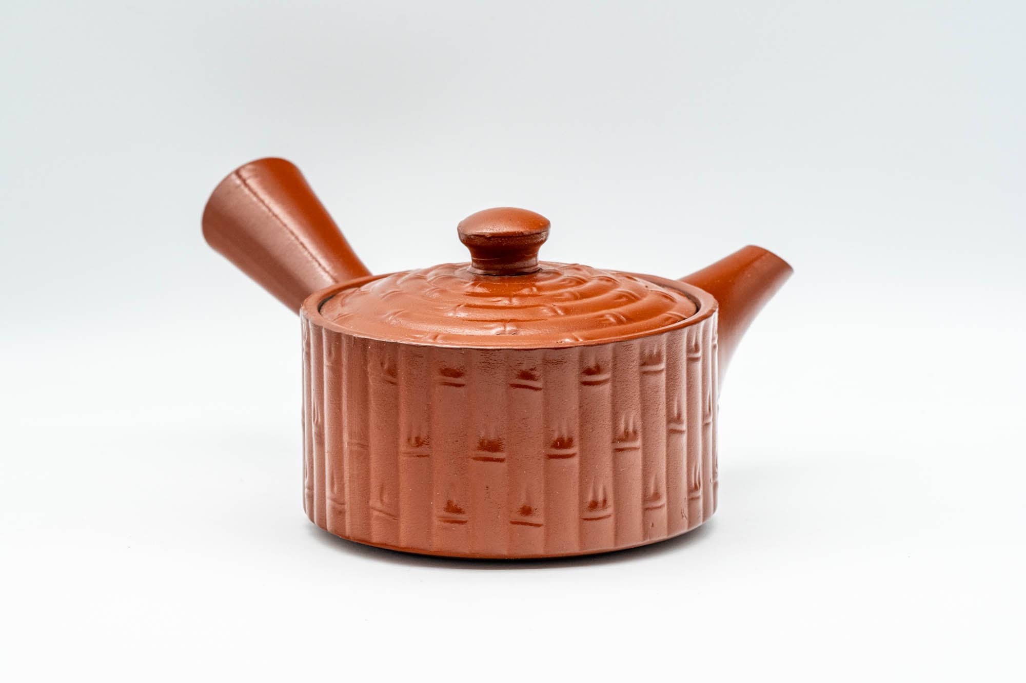 Japanese Kyusu - Bamboo-shaped Tokoname-yaki Teapot - 200ml