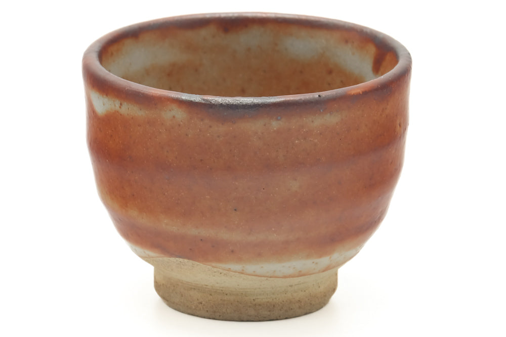 Japanese Teacup - Orange Shino Glazed Yunomi - 75ml