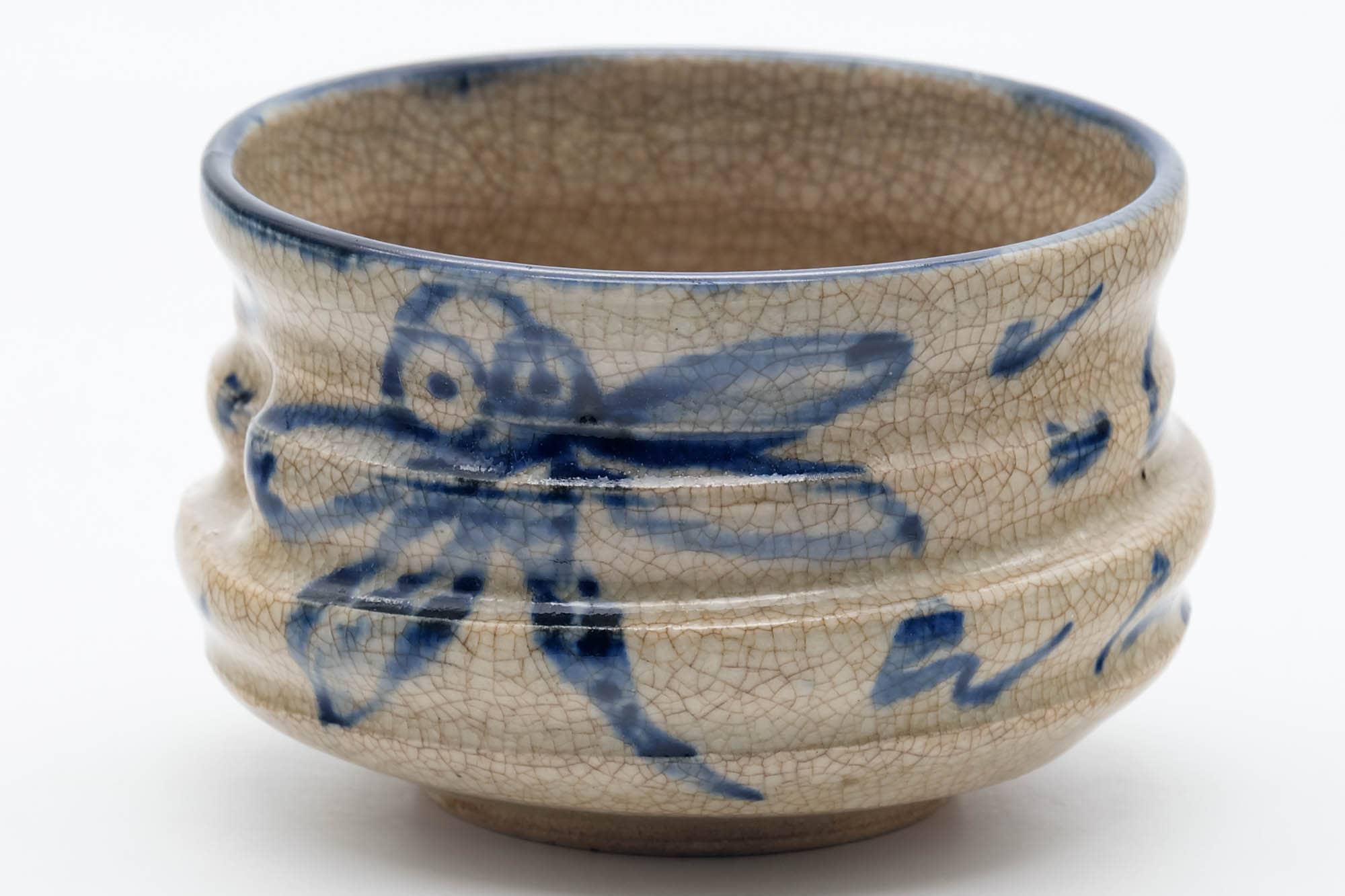 Japanese Teacup - Dragonfly Spiraling Yunomi - 200ml