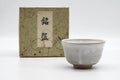 Japanese Matcha Bowl - Milky White Drip-Glazed Chawan - 250ml