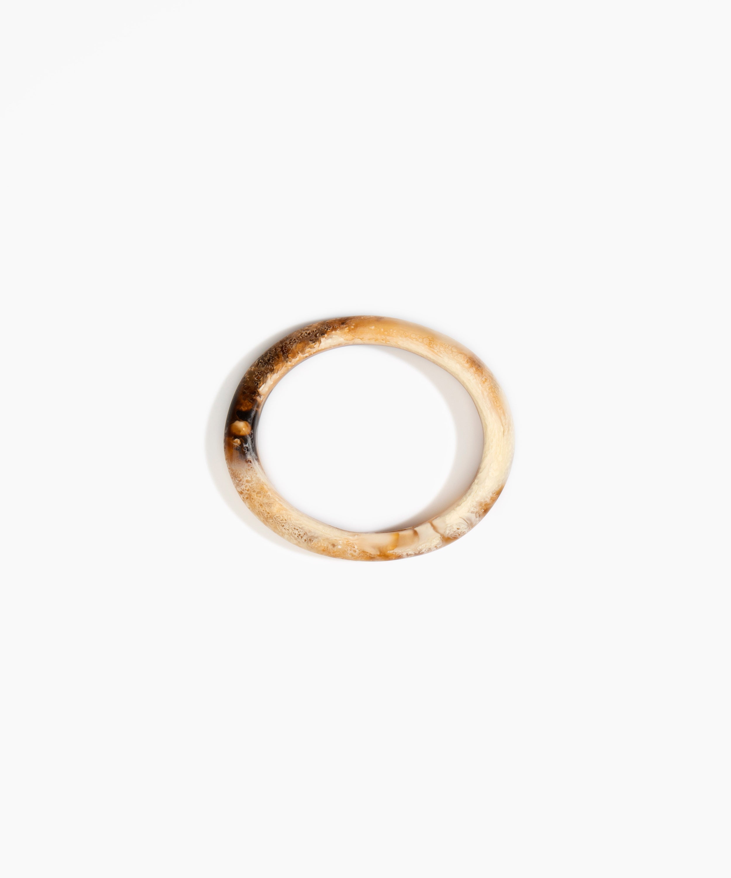 Small Organic Oval Bangle