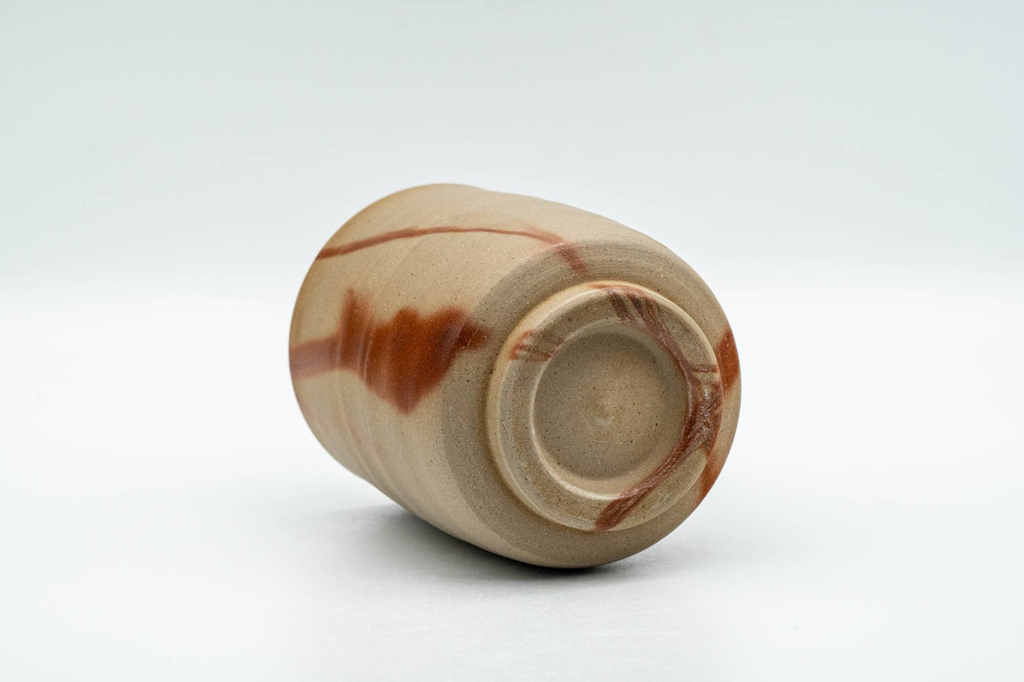 Japanese Teacup - Beige Hidasuki Bizen-yaki Yunomi - 180ml