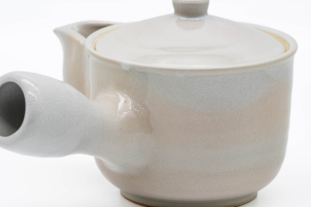 Tea Set - Hagi-yaki Kyusu Teapot with 5 Yunomi Teacups