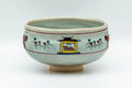 Japanese Matcha Bowl - 赤膚山 Akiyama Kiln - Sage Glazed Akahada-yaki Chawan - 350ml