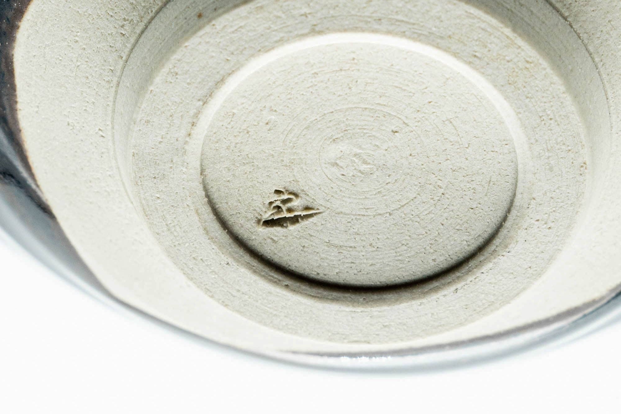 Japanese Matcha Bowl - 定一桶谷 Teiichi Oketani - Black Hare's Fur Glazed Tenmoku-gata Kyo-yaki Chawan - 200ml