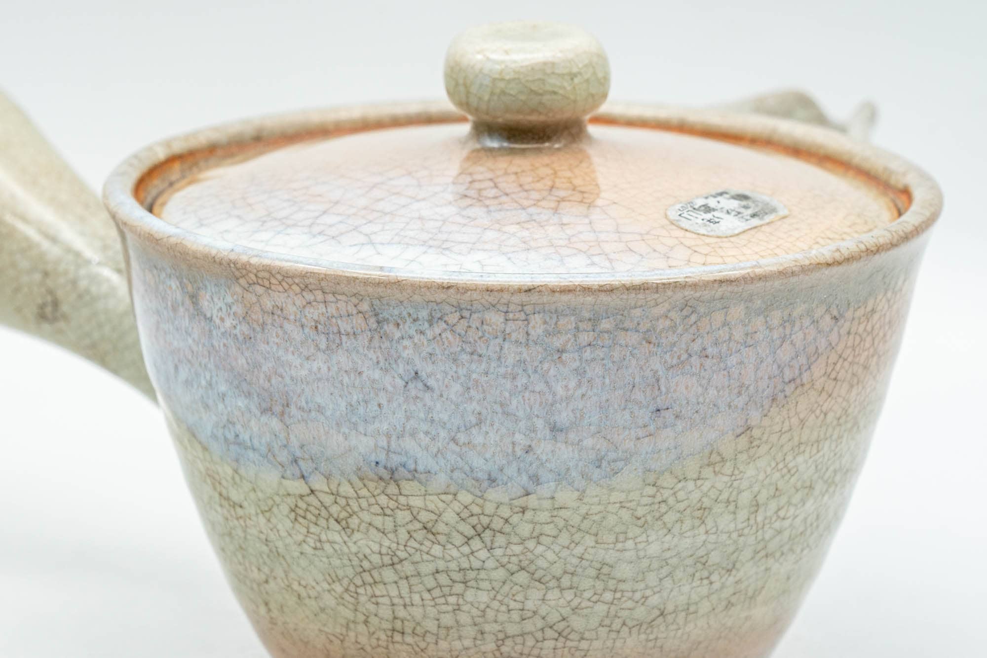 Japanese Kyusu - Beige White Hagi-yaki Do-ake Teapot - 210ml