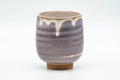 Japanese Teacup - Purple White Drip-Glazed Hagi-yaki Yunomi - 150ml