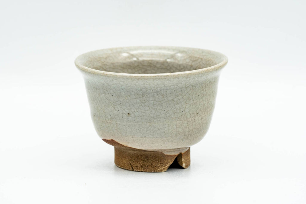 Japanese Teacup - Small Grey Glazed Guinomi - 50ml
