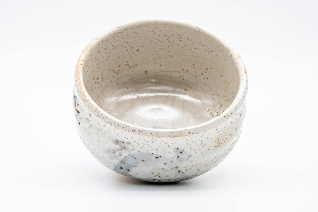Japanese Matcha Bowl - White Shino Glazed Mino-yaki Chawan - 300ml